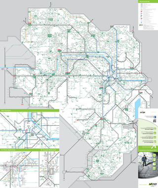Carte du reseau Wienier Linien de bus de Vienne